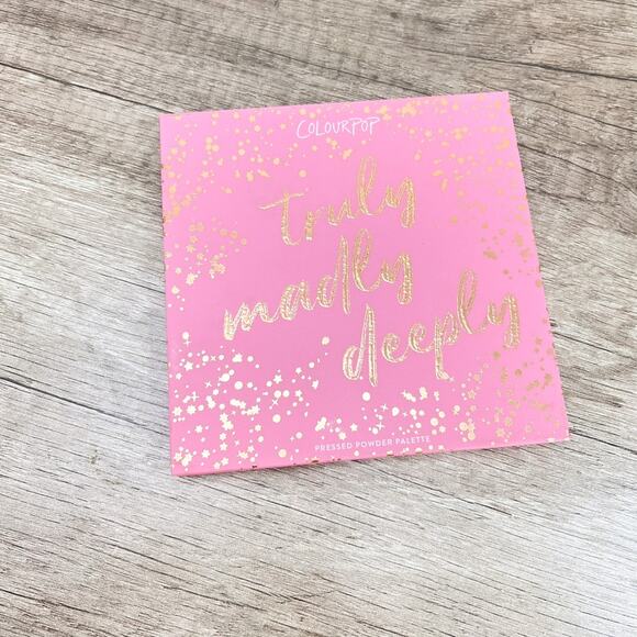 ColourPop Truly Madly Deeply Eyeshadow Makeup Palette - Cruelty Free No Box - Picture 1 of 4